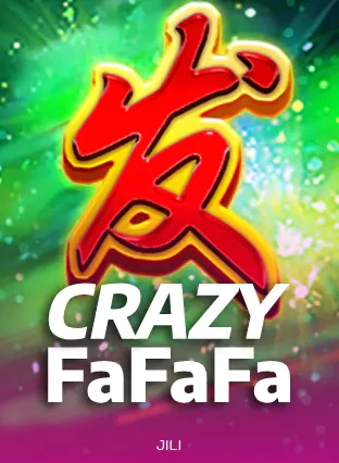 ปกเกม Crazy FaFaFa อักษรภาษาจีนสีแดงบนพื้นเขียว