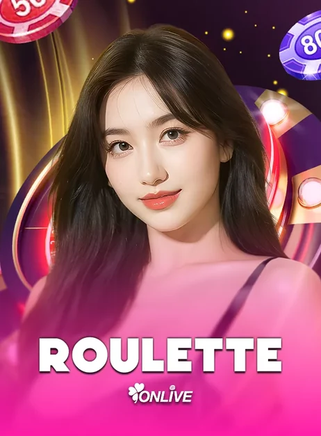 หน้าปกรูเล็ตสด Roulette หญิงสาวหน้าวงล้อรูเล็ต